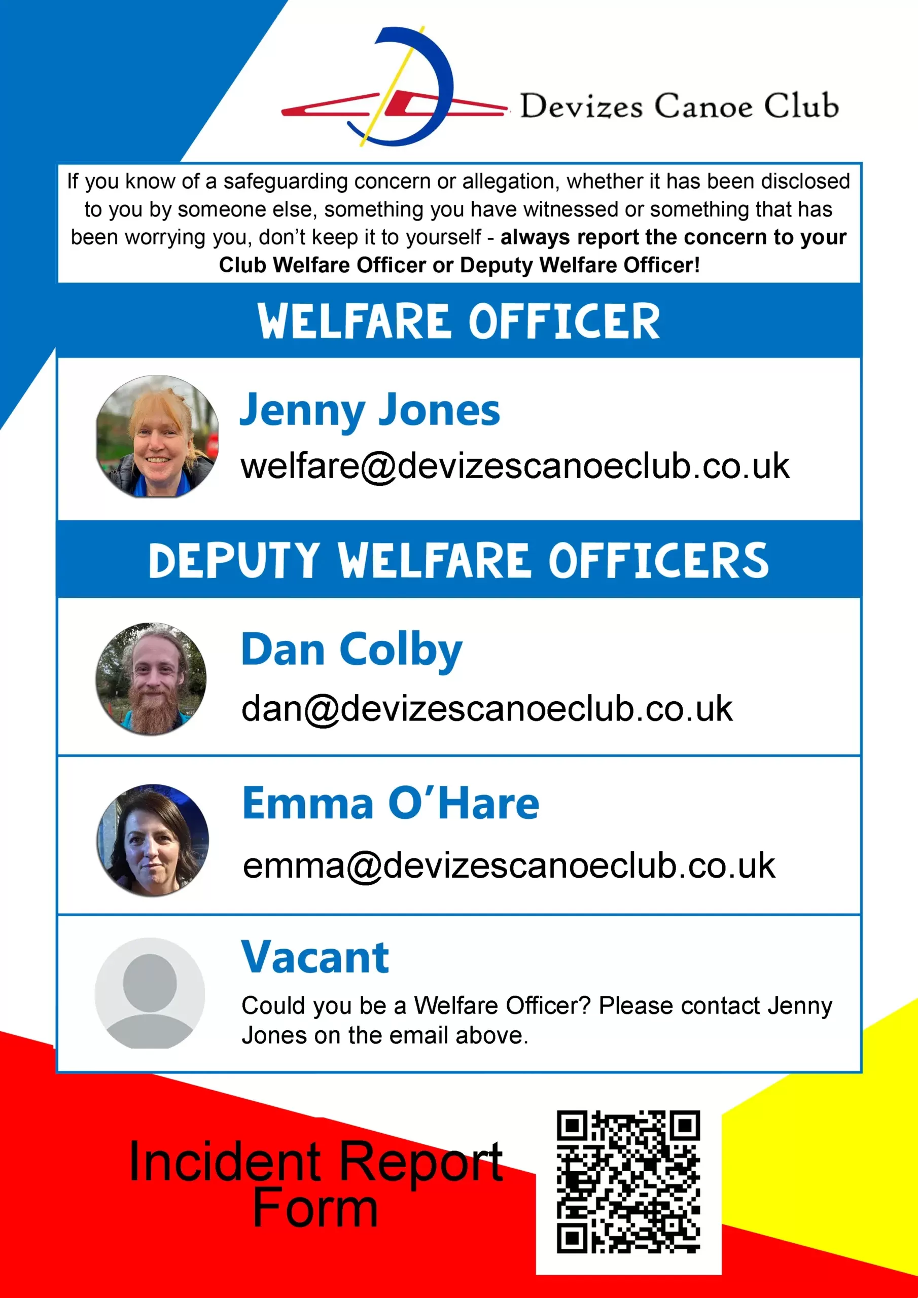 Club Welfare Officers