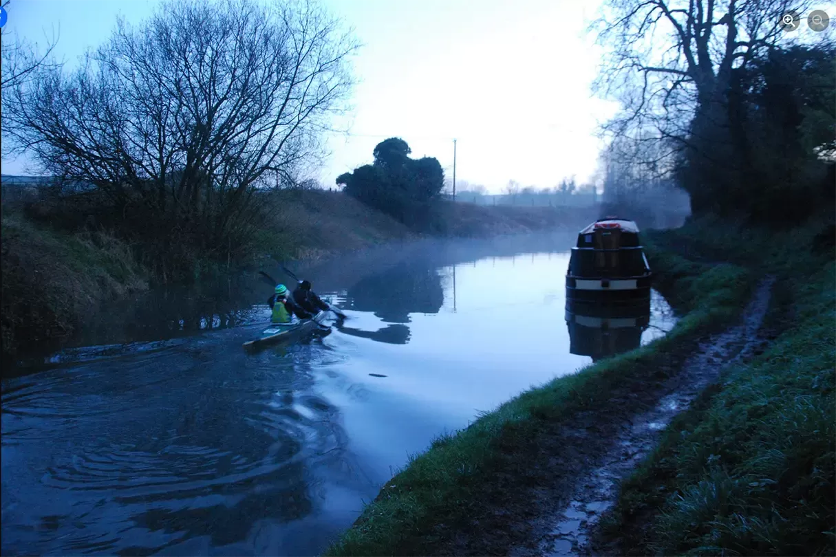 Jill Priday and Jenny Jones made it to Aldermaston-further than most of us could have paddled!